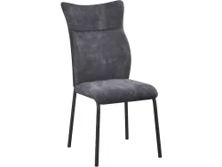 Stuhl VELOSSA Stoff anthrazit