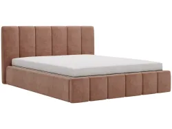 Bett CHIARA 180x200cm samt rosa