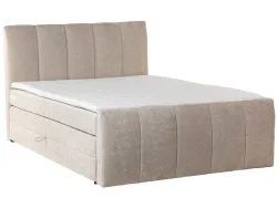 Boxspringbett CAPRI taupe 180x200cm halbfest