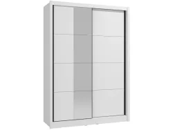 Schwebetürenschrank NANAIMO weiss 2 Türen
