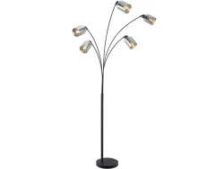 Stehlampe CLARIS 200cm 25W schwarz