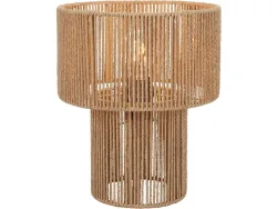 Tischlampe FLAVIO 30cm 25W hellbraun