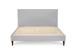 Bett BOBOCHIC SARY 160x200cm stoff hellgrau