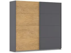 Schwebetürenschrank MATTERHORN artisan eiche 2 Türen