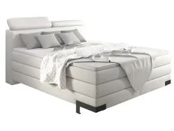 Boxspringbett KANO hellgrau 180x200cm fest