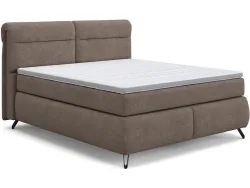 Boxspringbett SWISS HOME STYLE AMBER sand 180x200cm halbfest