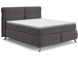 Boxspringbett SWISS HOME STYLE AMBER anthrazit 180x200cm fest