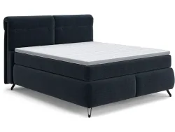 Boxspringbett SWISS HOME STYLE AMBER blau 180x200cm fest