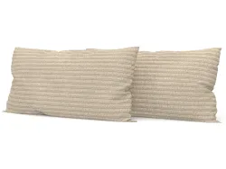 SWISS HOME STYLE Set 2 Kissen AMBER 50x70cm beige