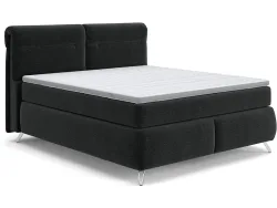 Boxspringbett SWISS HOME STYLE AMBER schwarz 180x200cm flexibel
