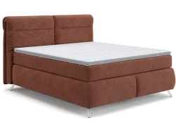 Boxspringbett SWISS HOME STYLE AMBER terrakotta 180x200cm flexibel / halbfest
