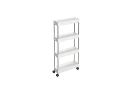 SONGMICS Küchenwagen CHARLY 12.5x40x86cm weiss