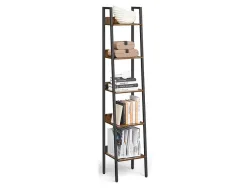SONGMICS Regal RUSTIK 33.8x30x170cm spanplatte
