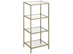 SONGMICS Regal CRYSTAL 40x30x95cm metall