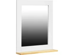 Badezimmerspiegel rechteck SEVILLA 48x60cm weiss