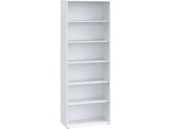 Bibliothek TEMPRA 73.7x34.8x197.5cm weiss