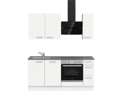 Komplette Küche MODUSET TOUCH PREMIUM Alpinweiß 60x180cm