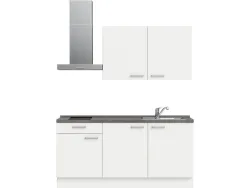 Komplette Küche MODUSET TOUCH CLASSIC Alpinweiß 60x180cm