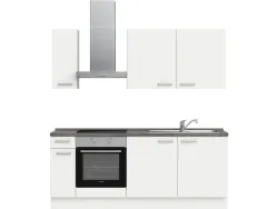 Komplette Küche MODUSET TOUCH CLASSIC Alpinweiß 60x210cm