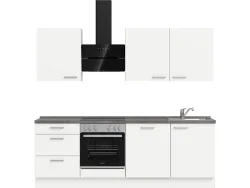 Komplette Küche MODUSET TOUCH PREMIUM Alpinweiß 60x240cm