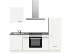 Komplette Küche MODUSET TOUCH CLASSIC Alpinweiß 60x240cm
