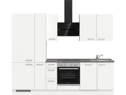 Komplette Küche MODUSET TOUCH PREMIUM Alpinweiß 60x270cm