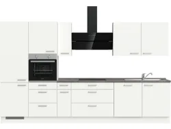 Komplette Küche MODUSET TOUCH PREMIUM Alpinweiß 60x360cm