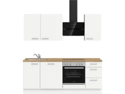 Komplette Küche MODUSET TOUCH PREMIUM Alpinweiß 60x210cm
