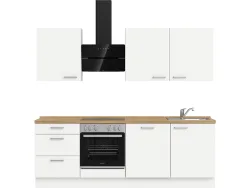 Komplette Küche MODUSET TOUCH PREMIUM Alpinweiß 60x240cm