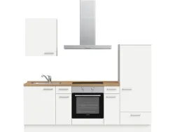 Komplette Küche MODUSET TOUCH CLASSIC Alpinweiß 60x240cm