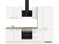Komplette Küche MODUSET TOUCH PREMIUM Alpinweiß 60x270cm