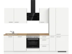 Komplette Küche MODUSET TOUCH PREMIUM Alpinweiß 60x300cm