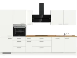 Komplette Küche MODUSET TOUCH PREMIUM Alpinweiß 60x360cm