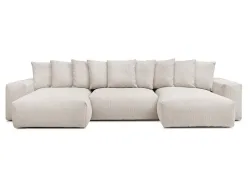 Wohnlandschaft BOBOCHIC VOLTAIRE Cord-Stoff beige