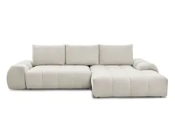 Ecksofa BOBOCHIC EVEREST Stoff mit Textur beige