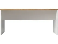 Schreibtisch EASY OFFICE 75x160x75cm weiss lackiert