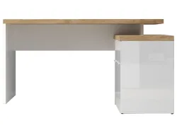 Schreibtisch EASY OFFICE 140x120x75cm weiss lackiert