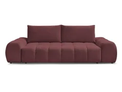 3er Sofa BOBOCHIC EVEREST Stoff chiniert rot