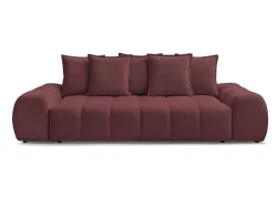 3er Sofa BOBOCHIC EVEREST Stoff chiniert rot