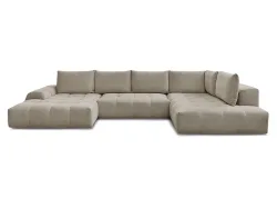 Wohnlandschaft BOBOCHIC EVEREST Stoff chiniert taupe