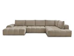 Wohnlandschaft BOBOCHIC EVEREST Stoff mit Textur taupe
