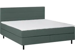Boxspringbett ROOKIE grün 160x200cm flexibel