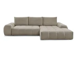 Ecksofa BOBOCHIC EVEREST Stoff chiniert taupe