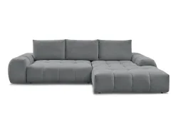 Ecksofa BOBOCHIC EVEREST Stoff chiniert dunkelgrau