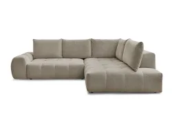 Ecksofa BOBOCHIC EVEREST Stoff chiniert taupe