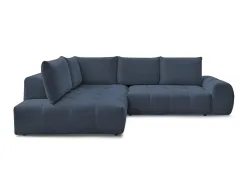 Ecksofa BOBOCHIC EVEREST Stoff chiniert dunkelblau