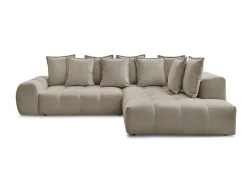 Ecksofa BOBOCHIC EVEREST Stoff chiniert taupe