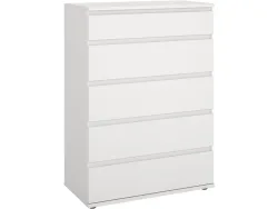 Kommode NOVA 5 Schubladen 40x76.8x106.6cm weiss matt