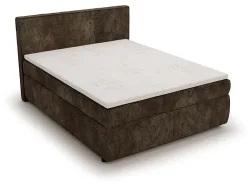 Boxspringbett SONIA grafit 180x200cm halbfest