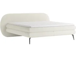 Boxspringbett WERNIGHT OVO cream 160x200cm flexibel